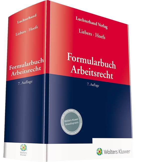Cover: 9783472097525 | Formularbuch Arbeitsrecht | Hans-Joachim Liebers (u. a.) | Buch | 2023