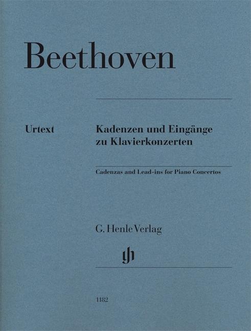 Cover: 9790201811826 | Cadenzas And Lead-ins For Piano Concertos | Ludwig van Beethoven