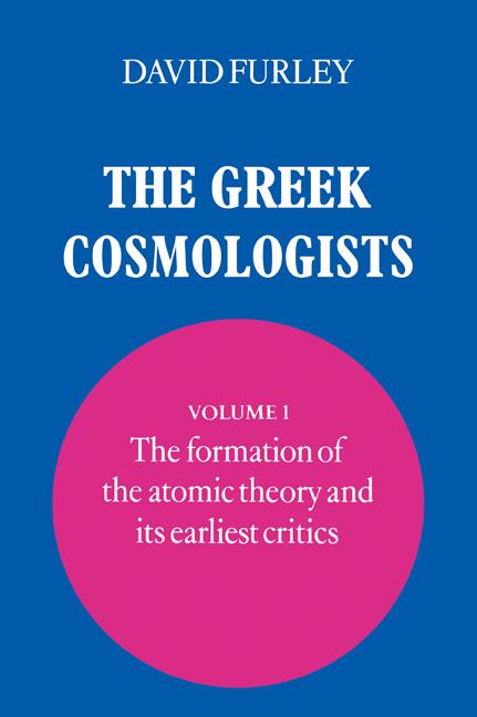 Cover: 9780521034975 | The Greek Cosmologists | David Furley | Taschenbuch | Englisch | 2006