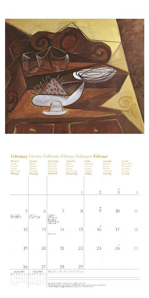 Bild: 4002725986771 | Picasso 2024 - Wand-Kalender - Broschüren-Kalender - 30x30 - 30x60...