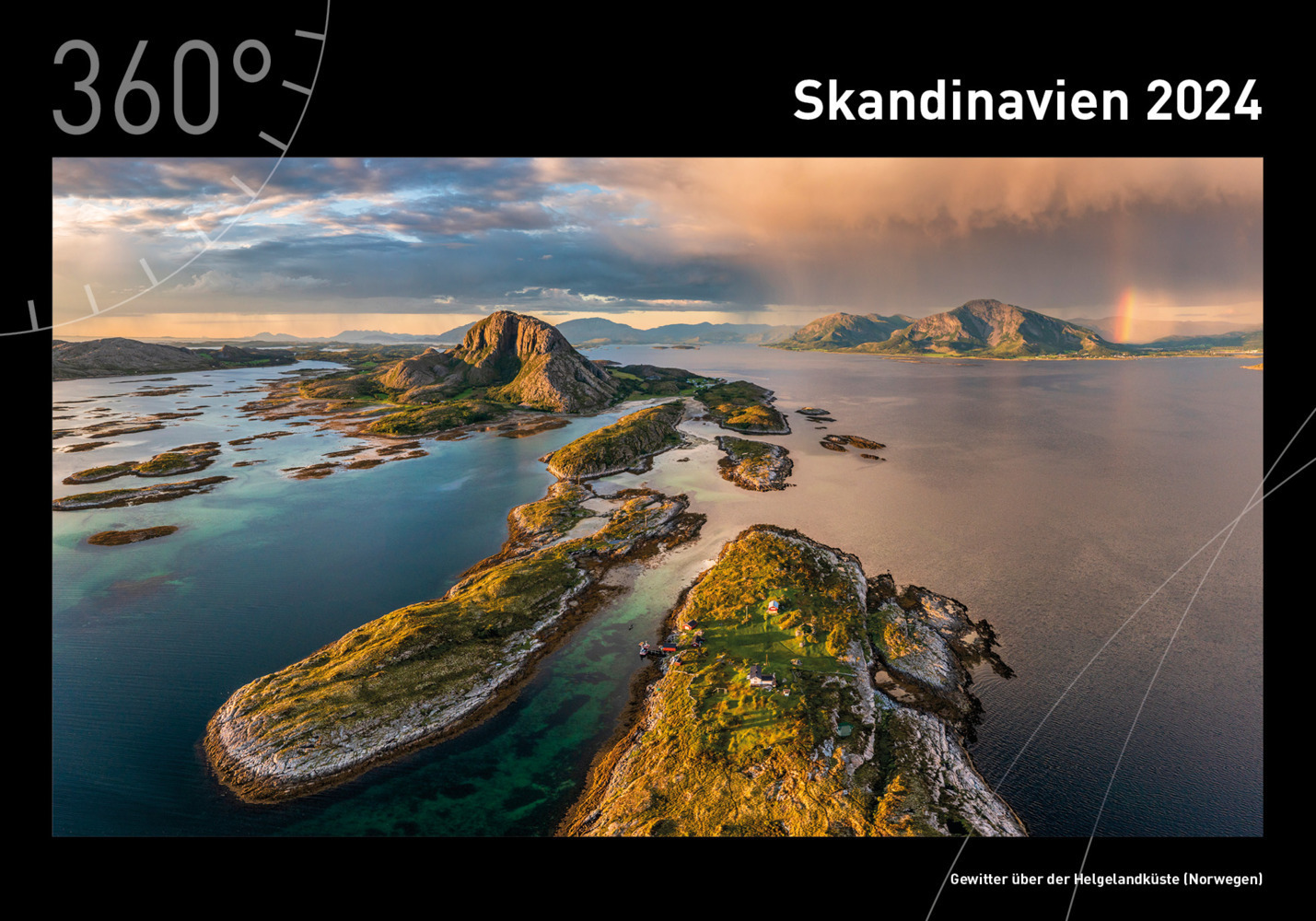 Cover: 9783968553573 | 360° Skandinavien Premiumkalender 2024 | Robert Haasmann | Kalender