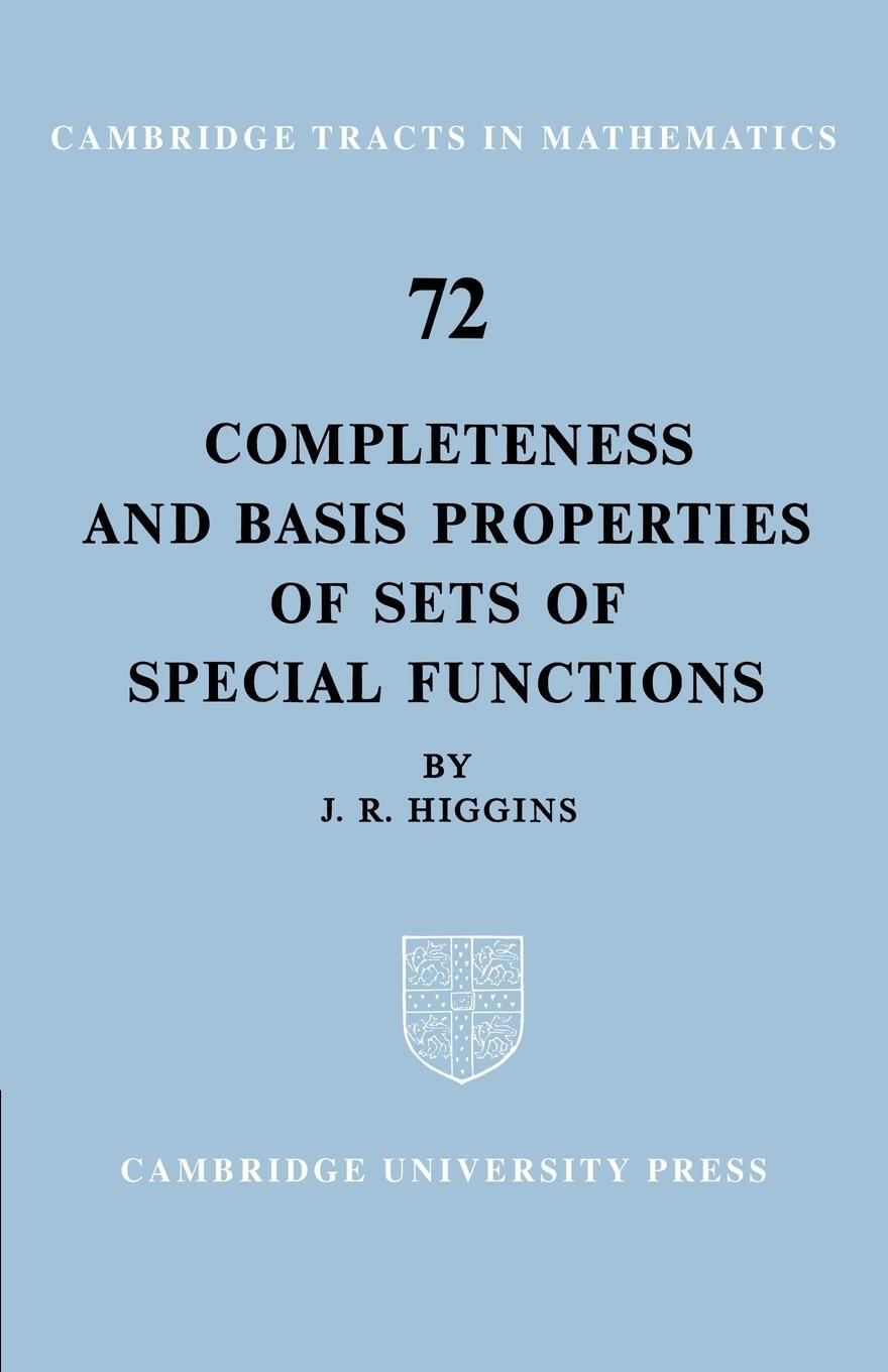 Cover: 9780521604888 | Completeness and Basis Properties of Sets of Special Functions | Buch