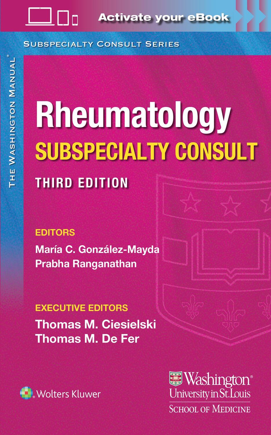 Cover: 9781975113391 | Washington Manual Rheumatology Subspecialty Consult | Gonzalez | Buch