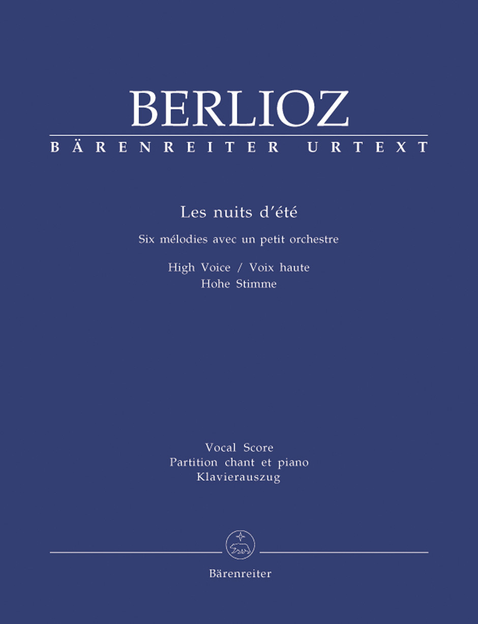 Cover: 9790006473595 | Les Nuits D'Ete | op. 7 Hol. 81B / Six Melodies | Hector Berlioz