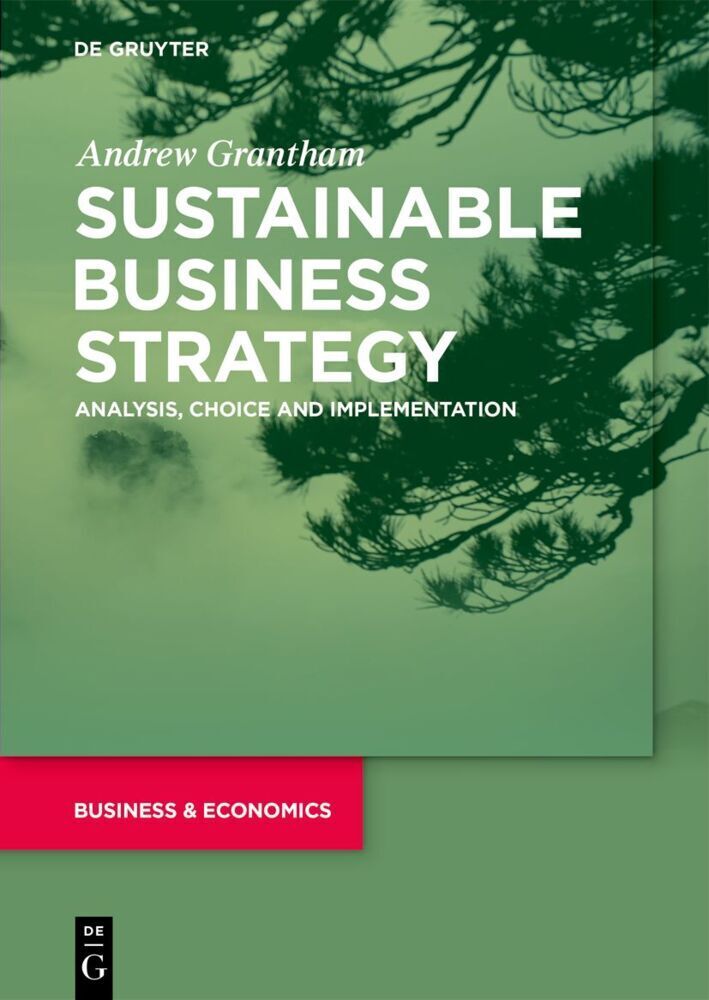 Cover: 9783110718188 | Sustainable Business Strategy | Analysis, Choice and Implementation