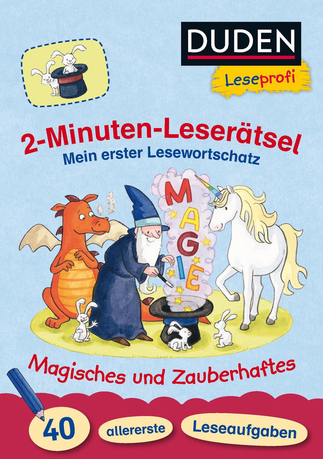 Cover: 9783737334075 | Duden Leseprofi - 2-Minuten-Leserätsel: Mein erster Lesewortschatz....