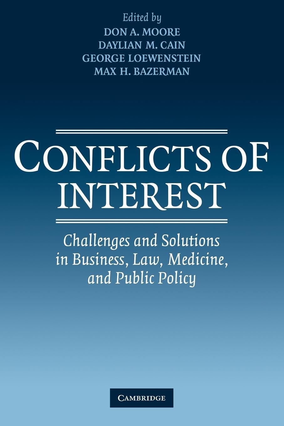 Cover: 9780521143462 | Conflicts of Interest | Don A. Moore | Taschenbuch | Paperback | 2010