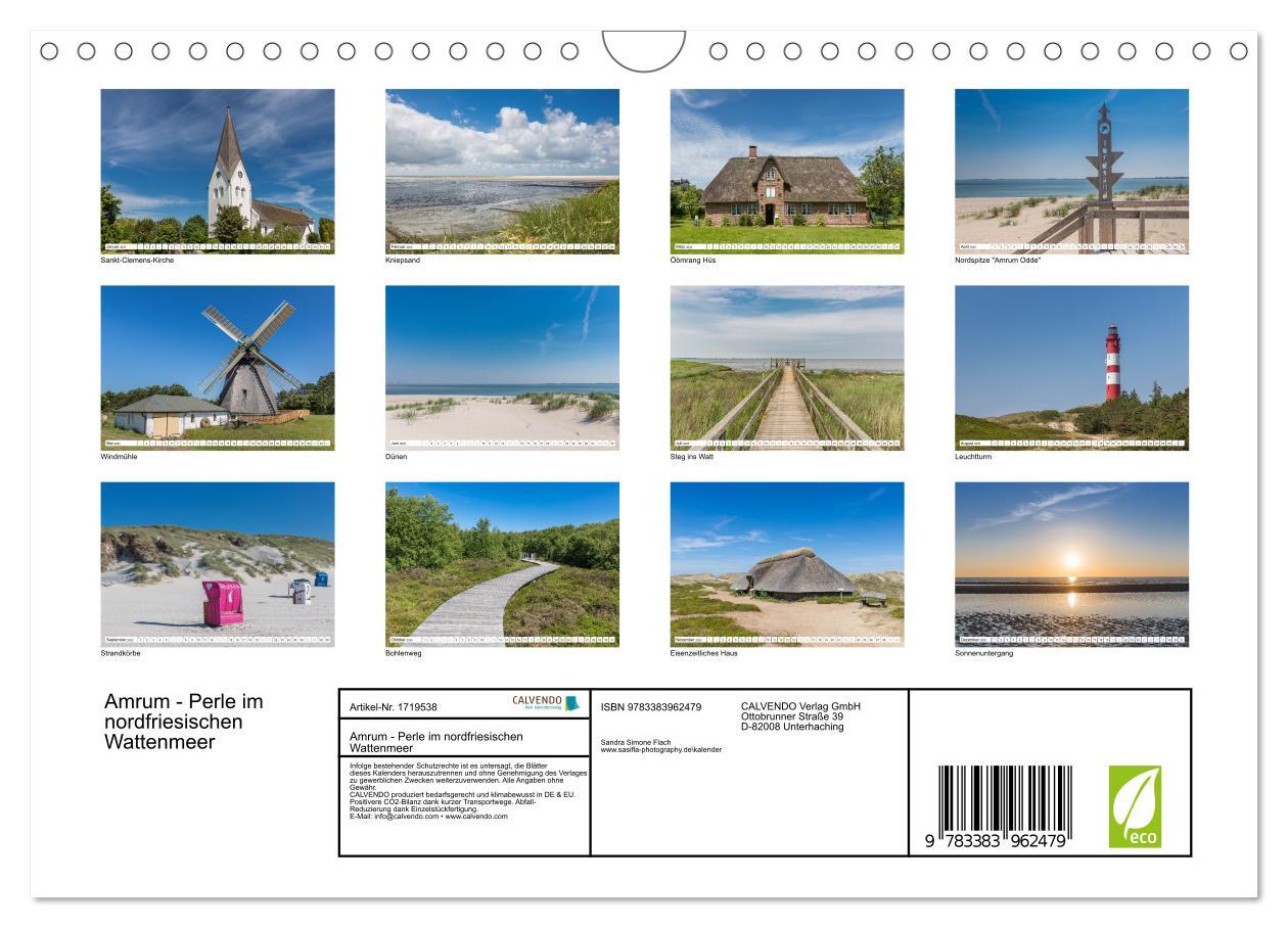 Bild: 9783383962479 | Amrum - Perle im nordfriesischen Wattenmeer (Wandkalender 2025 DIN...