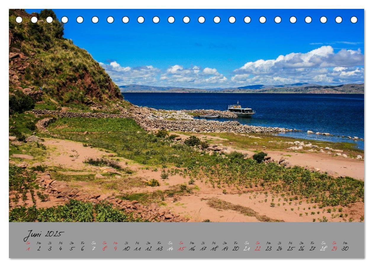 Bild: 9783435750122 | Peru 2025 (Tischkalender 2025 DIN A5 quer), CALVENDO Monatskalender