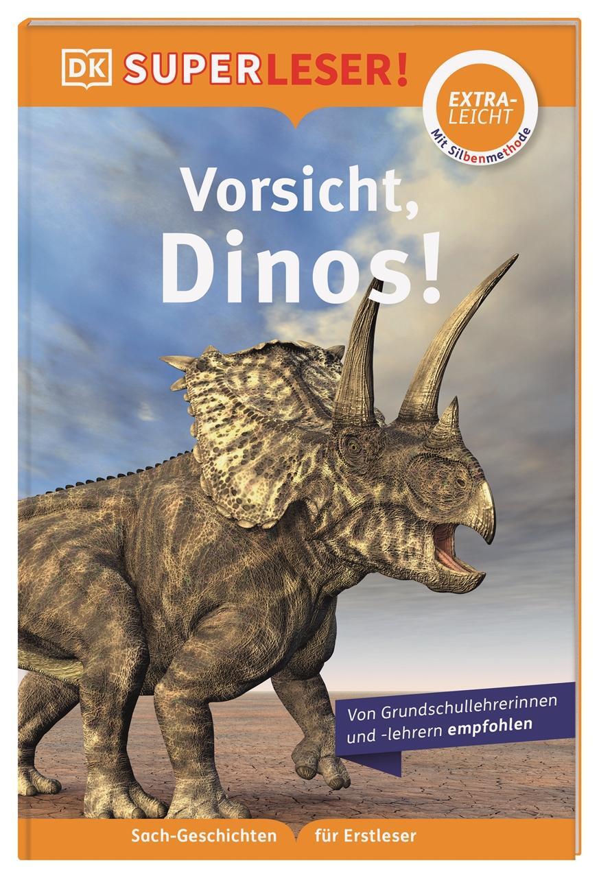 Cover: 9783831045051 | SUPERLESER! Vorsicht, Dinos! | Buch | SUPERLESER! | Lesebändchen