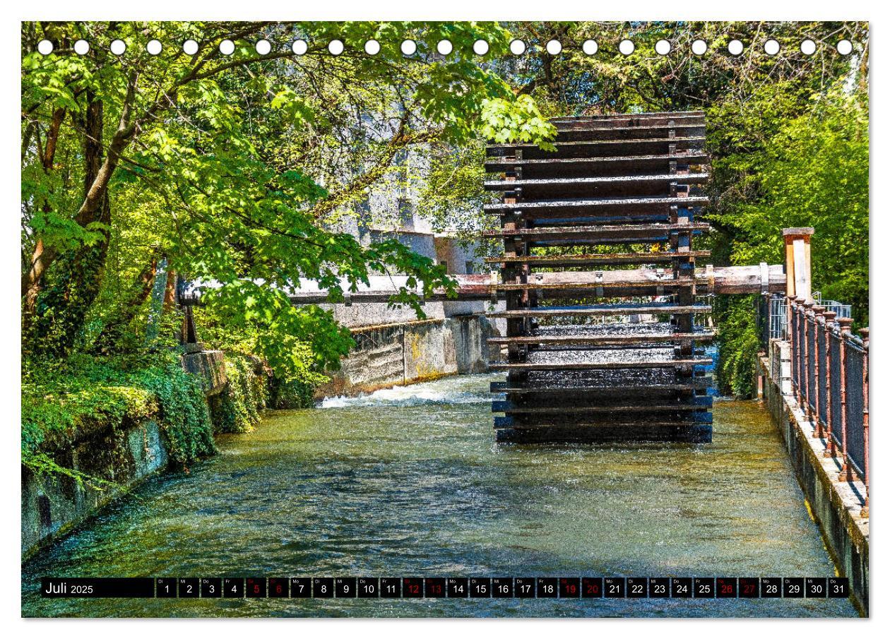 Bild: 9783383909092 | WasserStadt Augsburg (Tischkalender 2025 DIN A5 quer), CALVENDO...