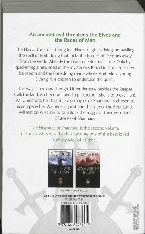Rückseite: 9781841495491 | The Elfstones Of Shannara | Terry Brooks | Taschenbuch | Englisch