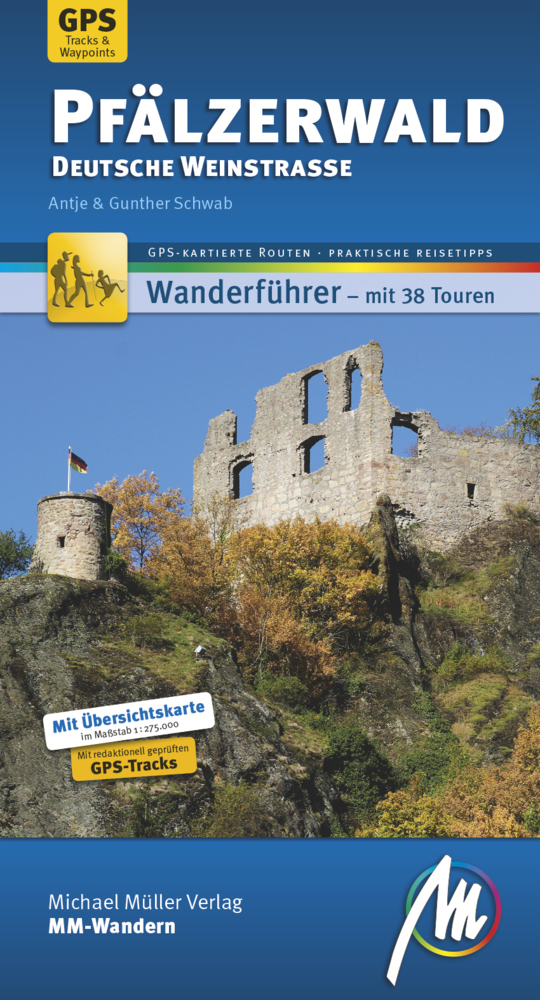 Cover: 9783956543364 | Pfälzerwald - Deutsche Weinstraße MM-Wandern Wanderführer Michael...