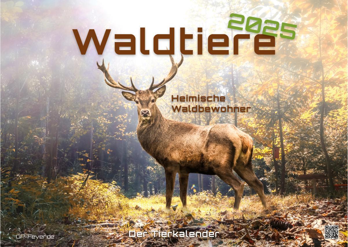 Cover: 9783986734442 | Waldtiere - Heimische Waldbewohner - Der Tierkalender - 2025 -...