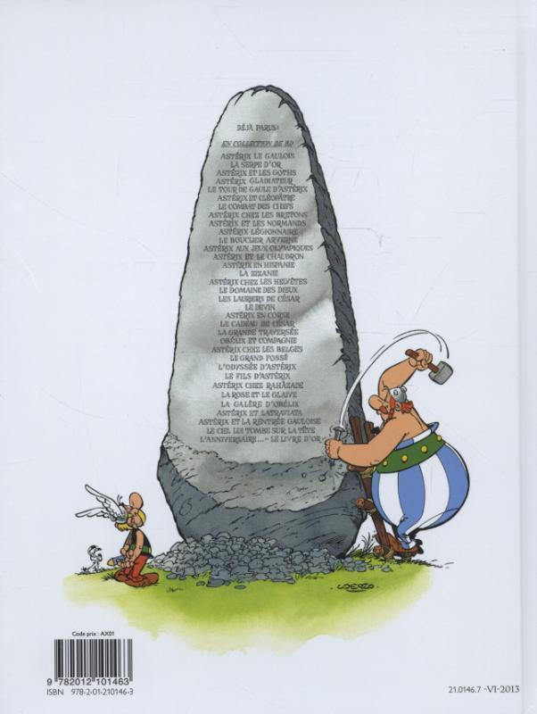 Rückseite: 9782012101463 | Asterix 14. Asterix en Hispanie | Rene Goscinny | Buch | Französisch