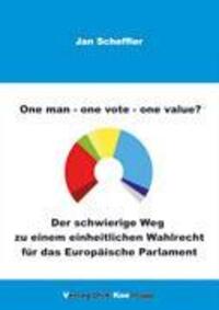 Cover: 9783938342015 | One man - one vote - one value? | Jan Scheffler | Taschenbuch | 136 S.