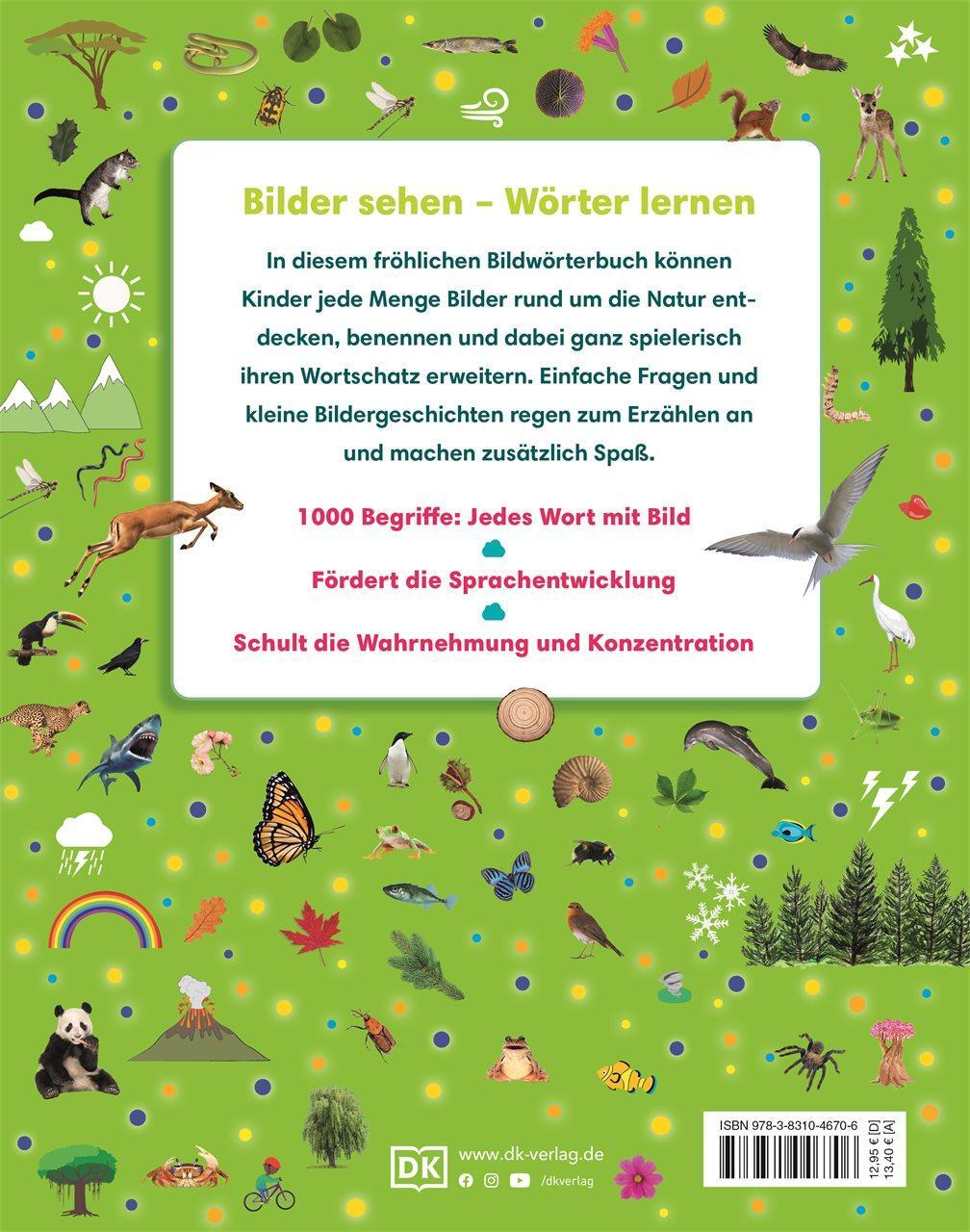 Rückseite: 9783831046706 | 1000 erste Wörter. Natur | DK Verlag - Kids | Buch | 64 S. | Deutsch