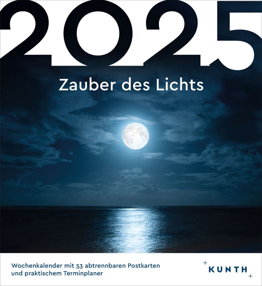 Cover: 9783965913981 | Zauber des Lichts - KUNTH Postkartenkalender 2025 | Kalender | 53 S.