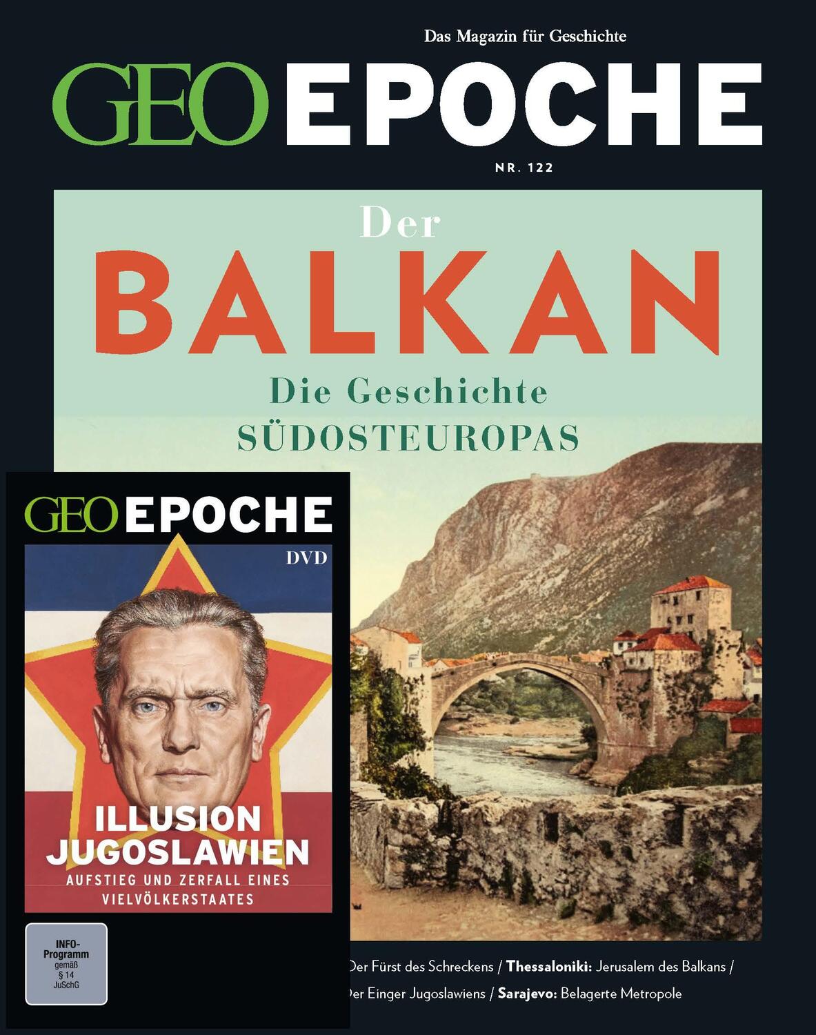 Cover: 9783652012751 | GEO Epoche (mit DVD) / GEO Epoche mit DVD 122/2023 - Balkan | 164 S.