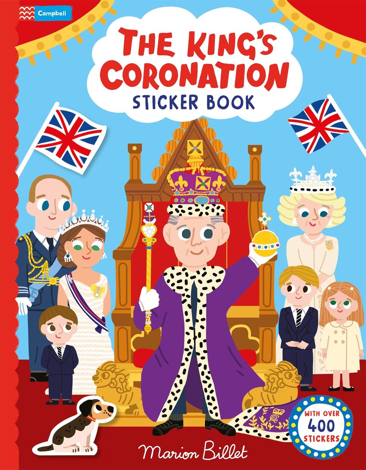 Cover: 9781035021727 | The King's Coronation Sticker Book | Campbell Books | Taschenbuch