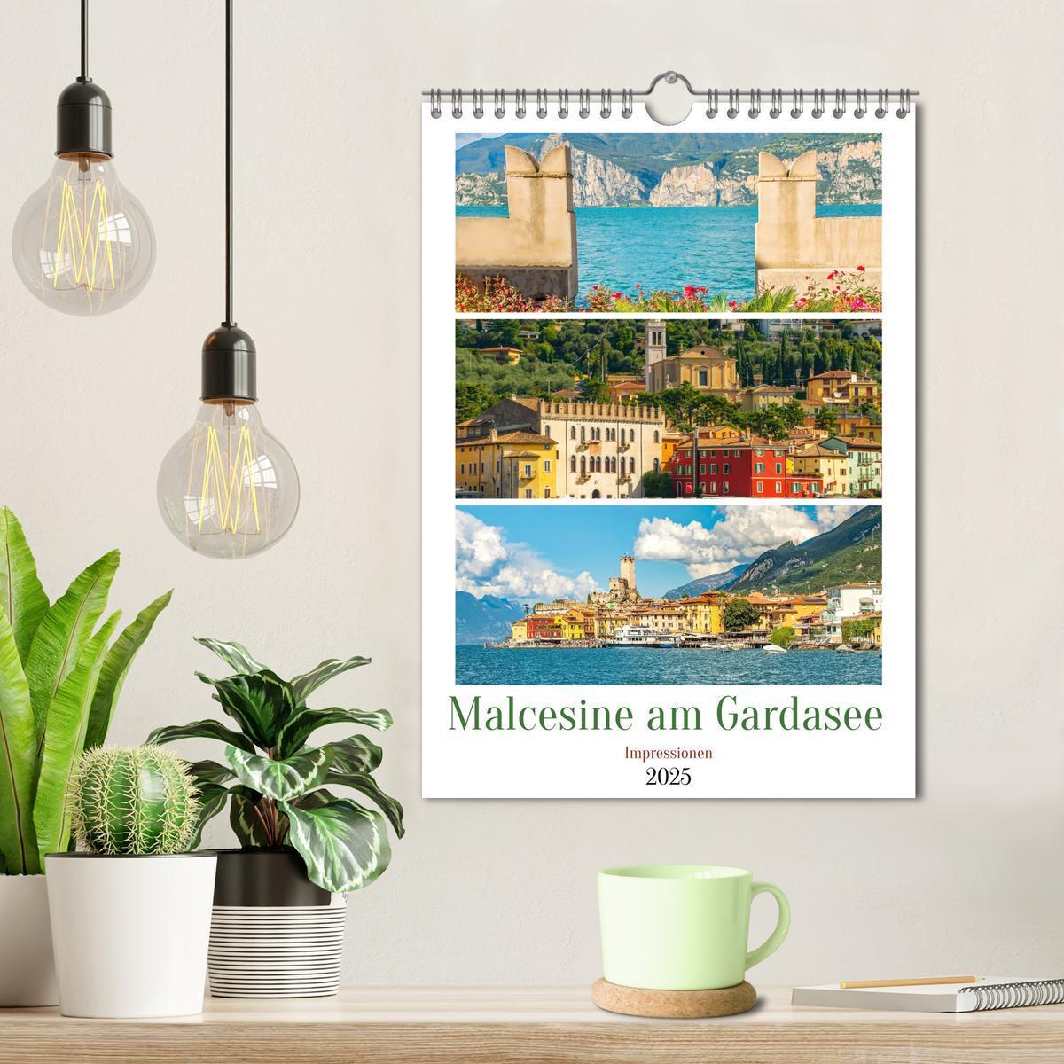 Bild: 9783435844586 | Malcesine am Gardasee - Impressionen (Wandkalender 2025 DIN A4...