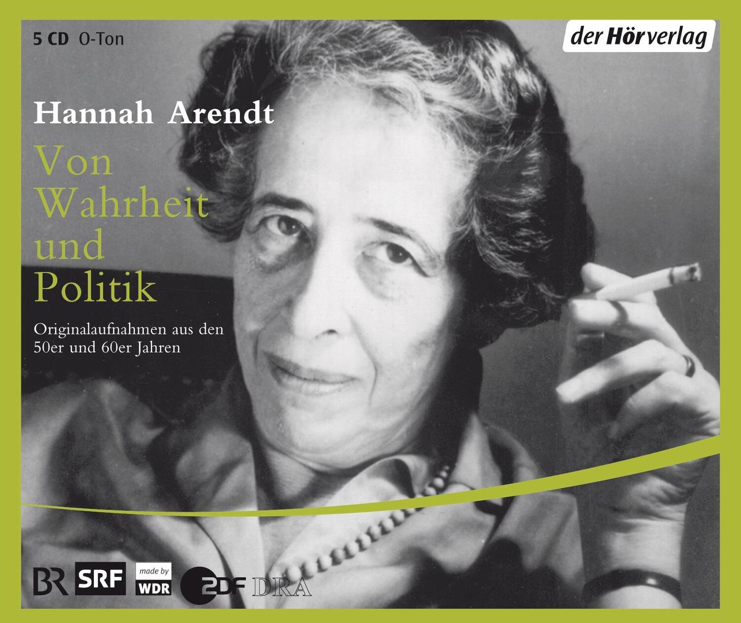 Cover: 9783899409062 | Von Wahrheit und Politik. 5 CDs | Hannah Arendt | Audio-CD | Deutsch