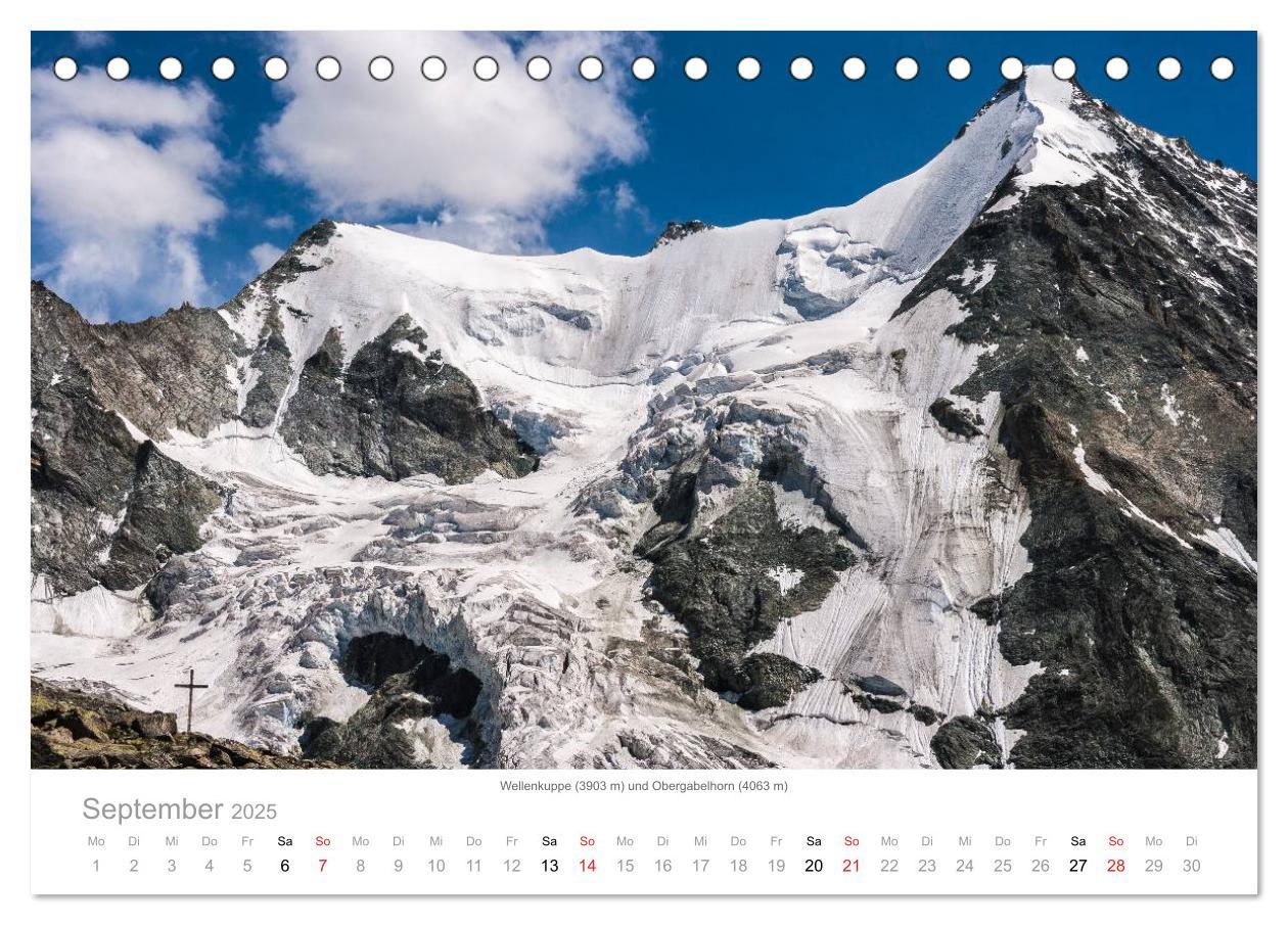 Bild: 9783435497348 | Walliser Alpen - Europas 'kleiner' Himalaya (Tischkalender 2025 DIN...