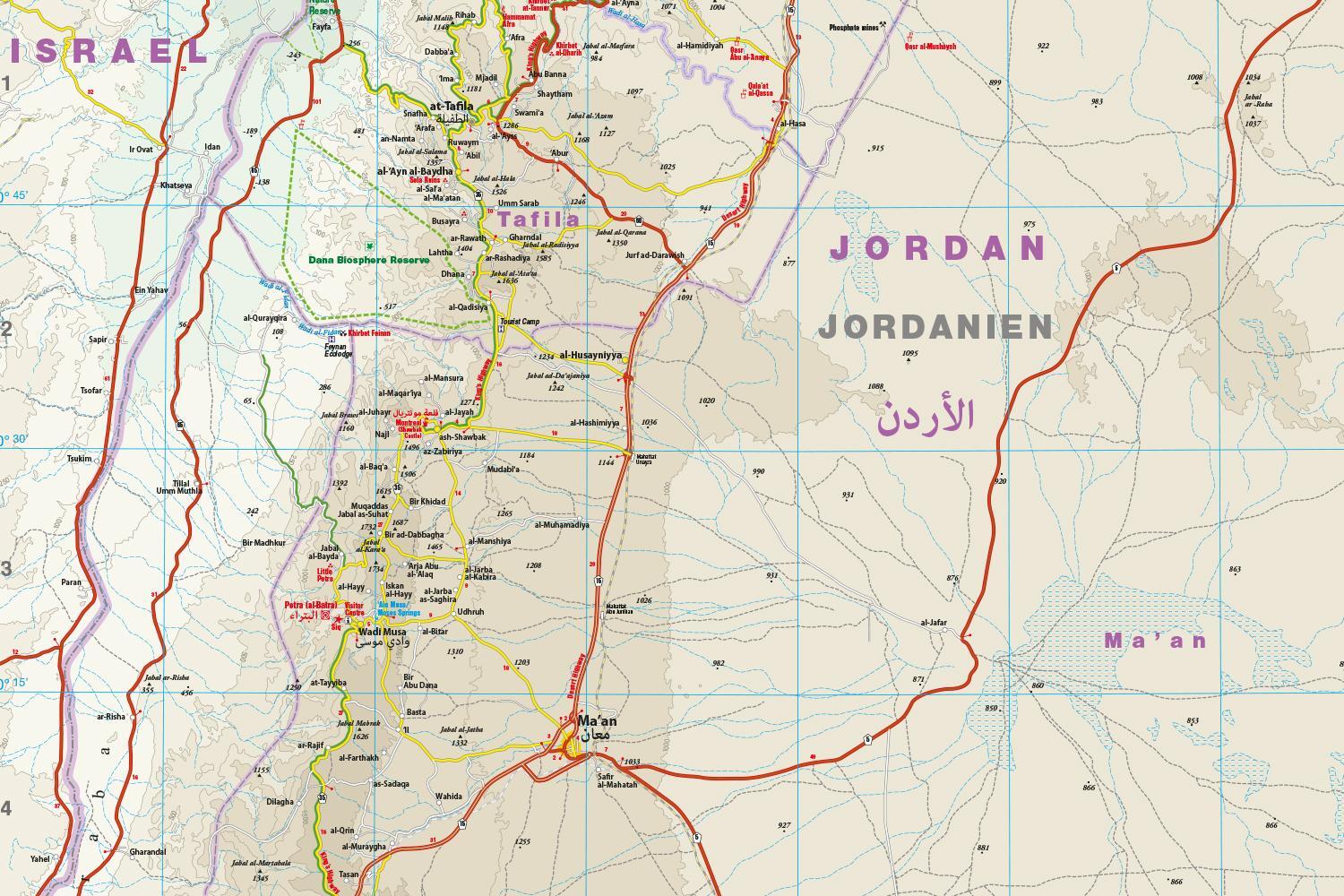 Bild: 9783831773084 | Reise Know-How Landkarte Jordanien / Jordan 1:400.000 | (Land-)Karte