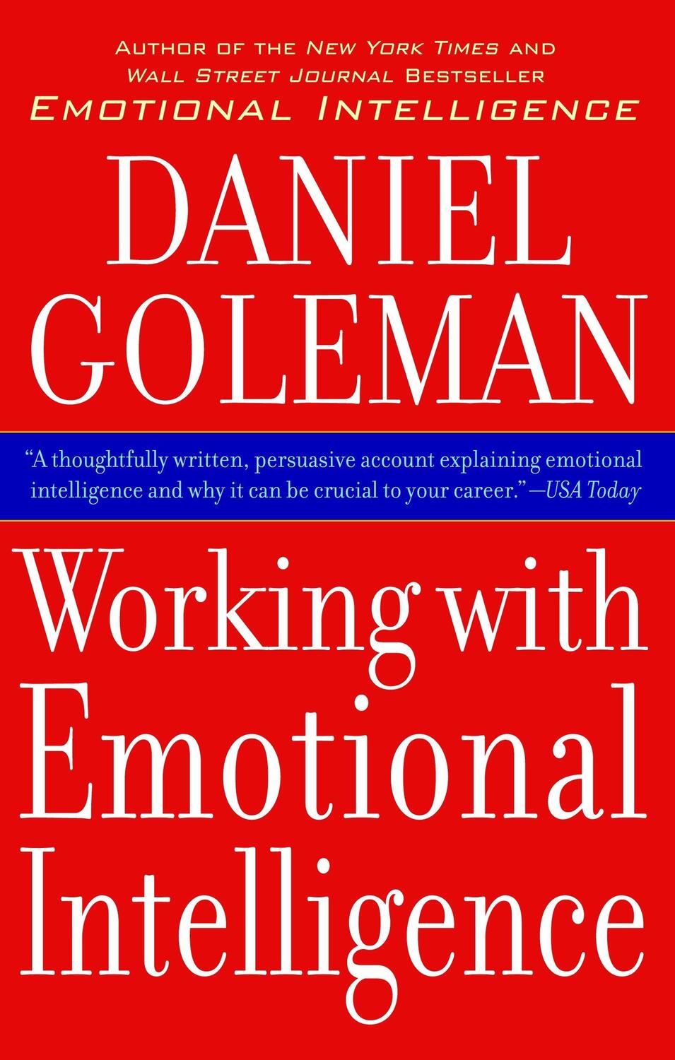 Cover: 9780553378580 | Working with Emotional Intelligence | Daniel Goleman | Taschenbuch