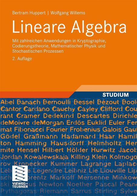 Cover: 9783834812964 | Lineare Algebra | Wolfgang Willems (u. a.) | Taschenbuch | Paperback