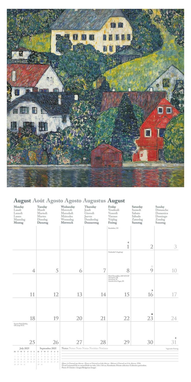 Bild: 4002725994004 | Gustav Klimt 2025 - Wand-Kalender - Broschüren-Kalender - 30x30 -...