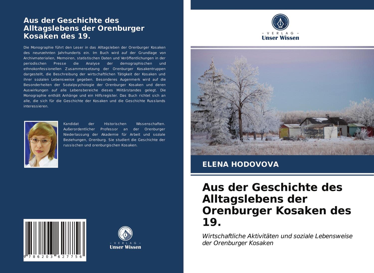 Cover: 9786203627756 | Aus der Geschichte des Alltagslebens der Orenburger Kosaken des 19.