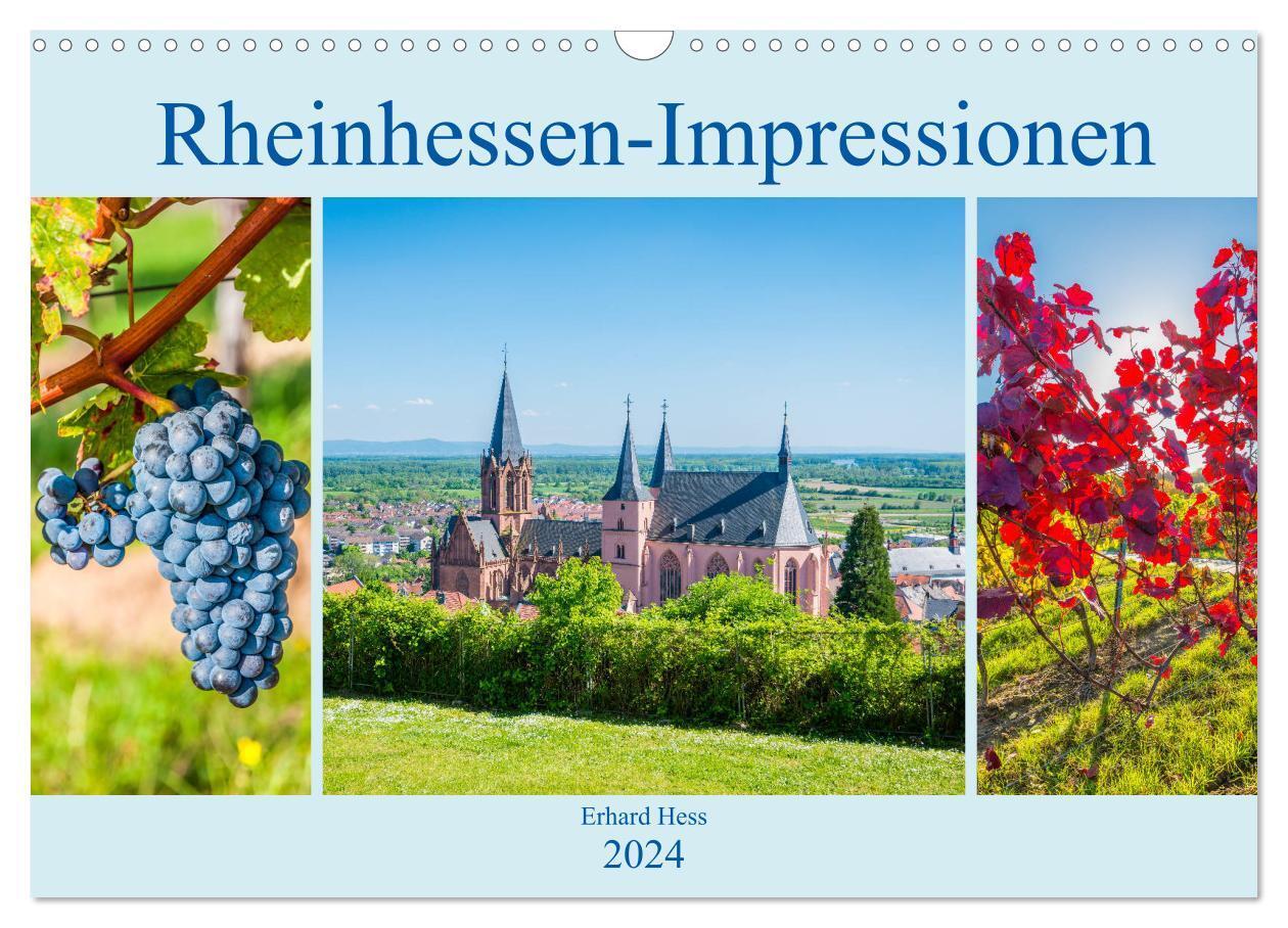 Cover: 9783675458703 | Rheinhessen-Impressionen (Wandkalender 2024 DIN A3 quer), CALVENDO...