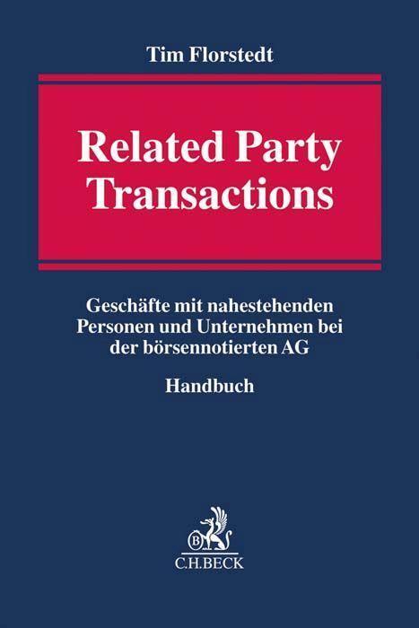 Cover: 9783406740633 | Related Party Transactions | Tim Florstedt | Buch | XVII | Deutsch