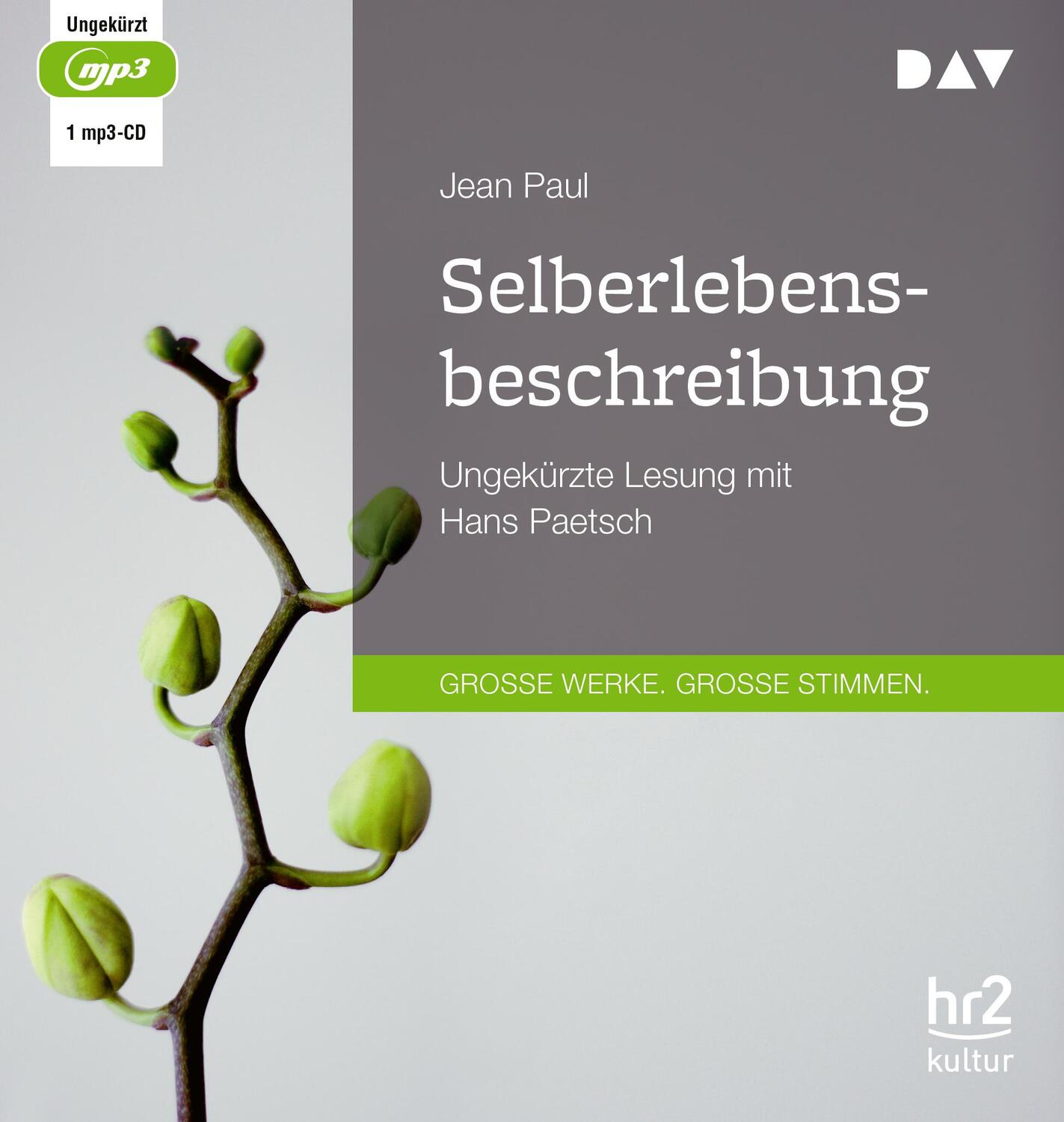 Cover: 9783742427946 | Selberlebensbeschreibung | Jean Paul | MP3 | Deutsch | 2023