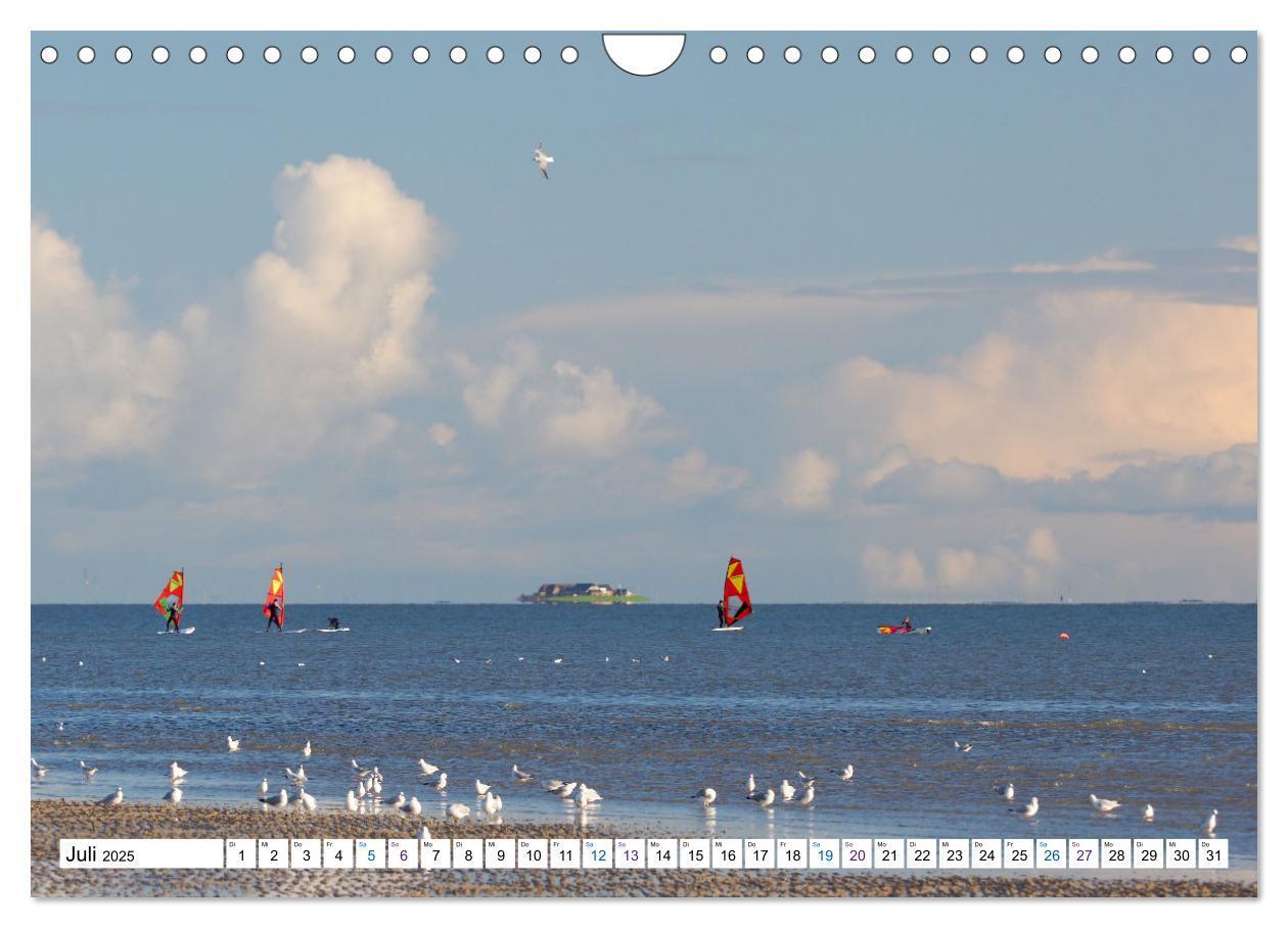 Bild: 9783383995620 | Föhr - Wasser Landschaft Wind und Meer (Wandkalender 2025 DIN A4...