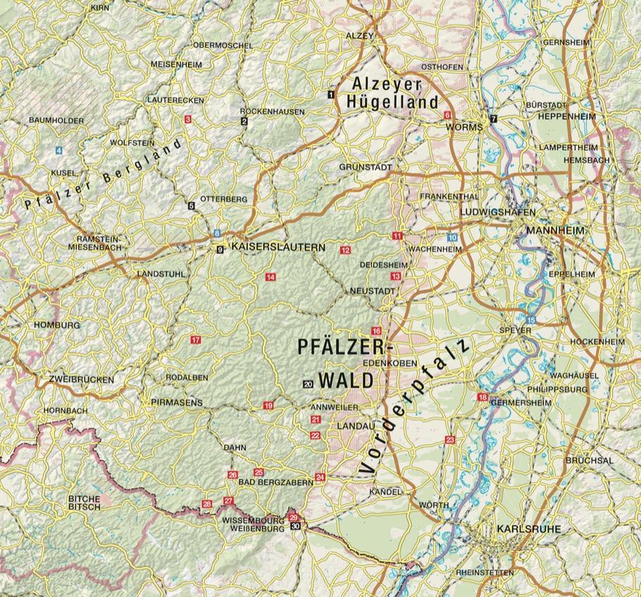 Bild: 9783734318191 | Historische Pfade Pfalz | 30 Wanderungen zu Orten mit Geschichte