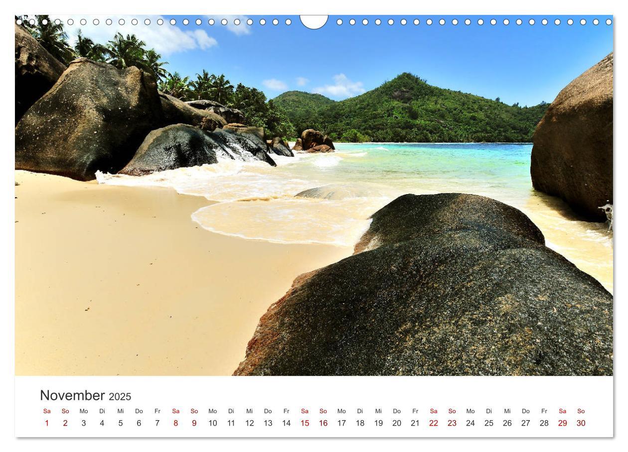 Bild: 9783435440160 | Traumstrände der Seychellen (Wandkalender 2025 DIN A3 quer),...