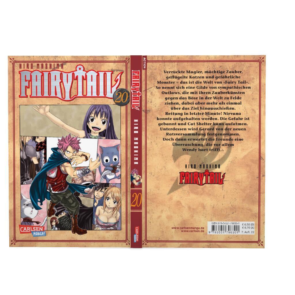 Bild: 9783551796301 | Fairy Tail 20 | Hiro Mashima | Taschenbuch | Fairy Tail | 192 S.