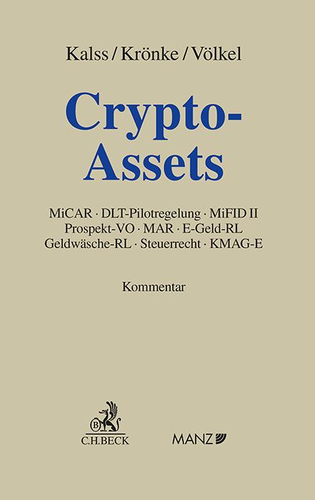 Cover: 9783406777868 | Crypto-Assets | Susanne Kalss (u. a.) | Buch | XVIII | Deutsch | 2024