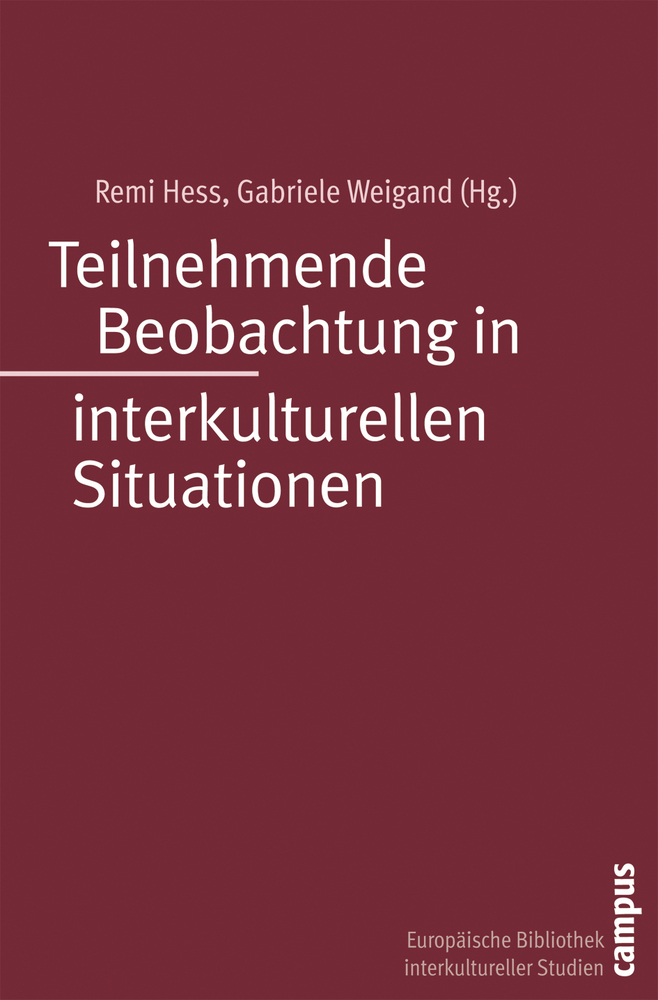 Cover: 9783593385051 | Teilnehmende Beobachtung in interkulturellen Situationen | Taschenbuch