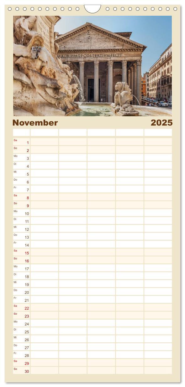 Bild: 9783457125465 | Familienplaner 2025 - Rom-Italien mit 5 Spalten (Wandkalender, 21 x...