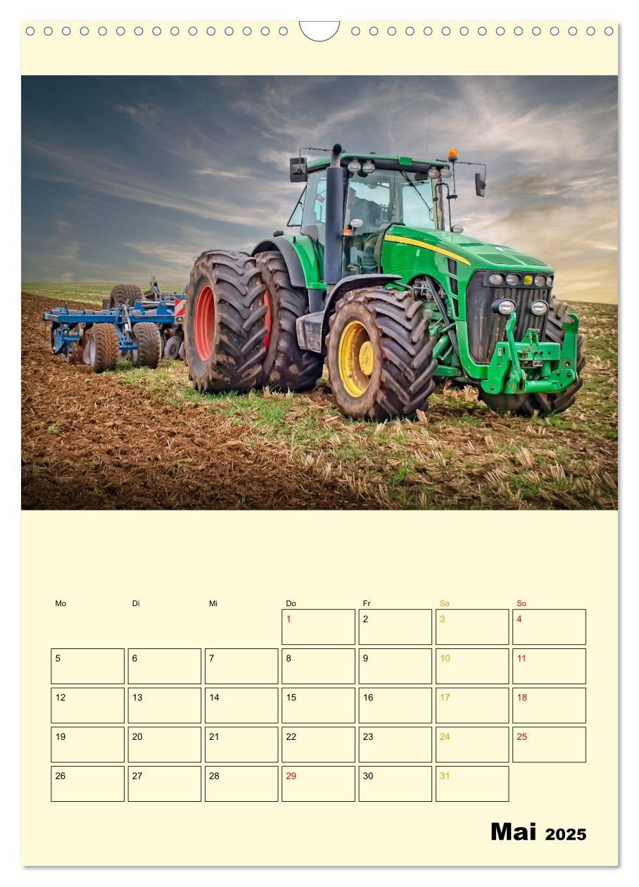 Bild: 9783435903481 | Traktor Giganten (Wandkalender 2025 DIN A3 hoch), CALVENDO...