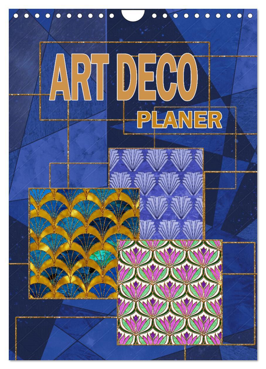 Cover: 9783435853809 | Art Deco Planer (Wandkalender 2025 DIN A4 hoch), CALVENDO...