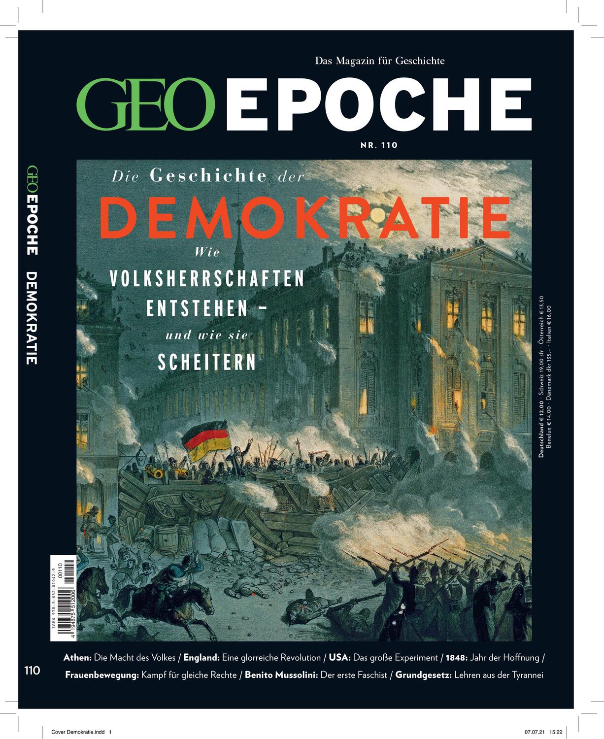 Cover: 9783652010429 | GEO Epoche 110/2021 - Demokratien - Wie sie entstehen, wie sie...