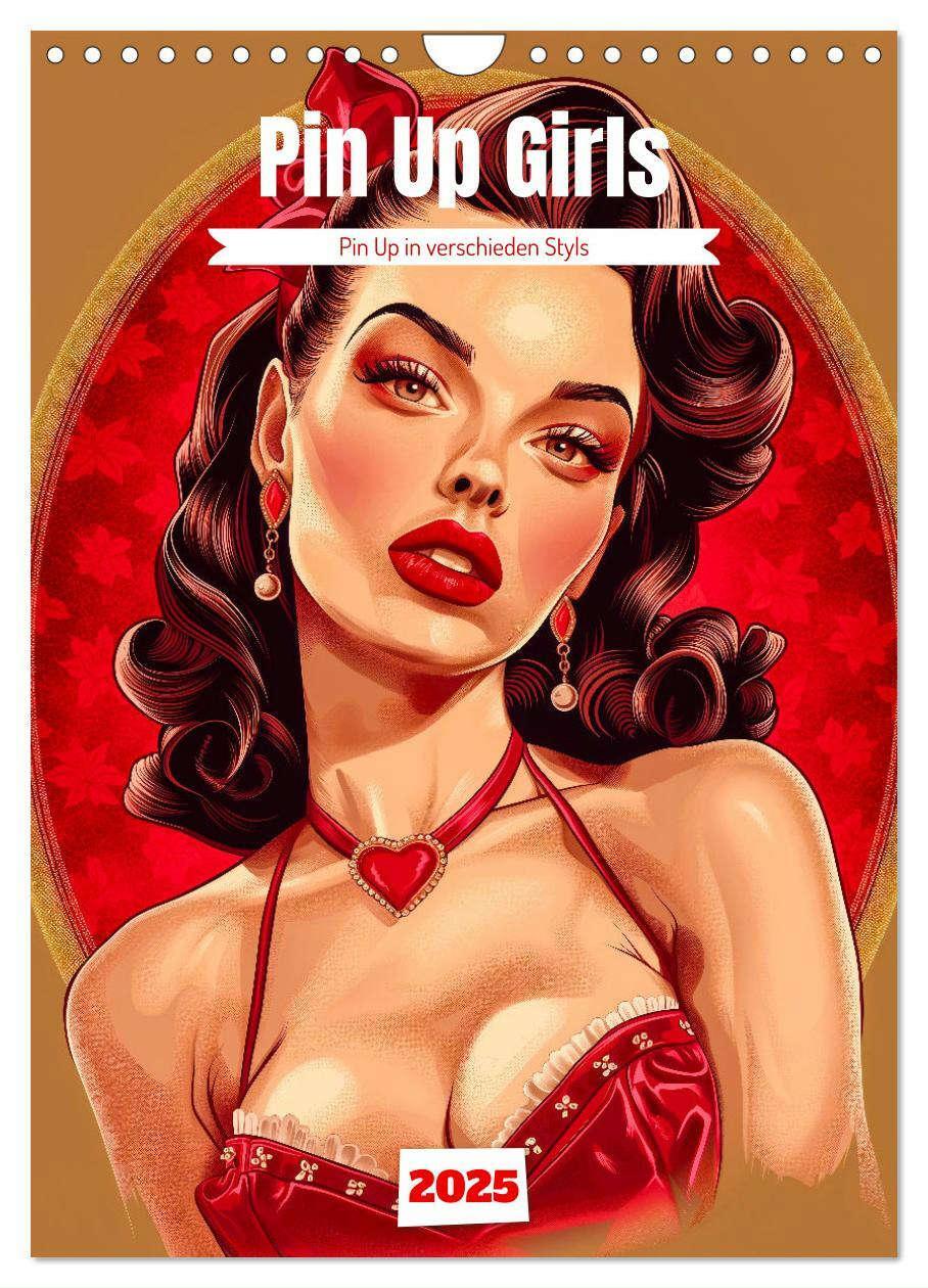 Cover: 9783457203477 | Retro PinUp Girls (Wandkalender 2025 DIN A4 hoch), CALVENDO...