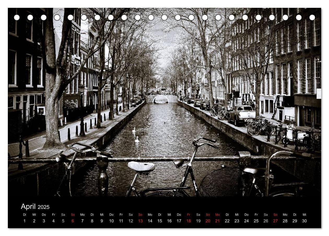 Bild: 9783435780075 | Amsterdam 2025 (Tischkalender 2025 DIN A5 quer), CALVENDO...