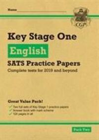 Cover: 9781789081015 | KS1 English SATS Practice Papers: Pack 2 (for end of year assessments)