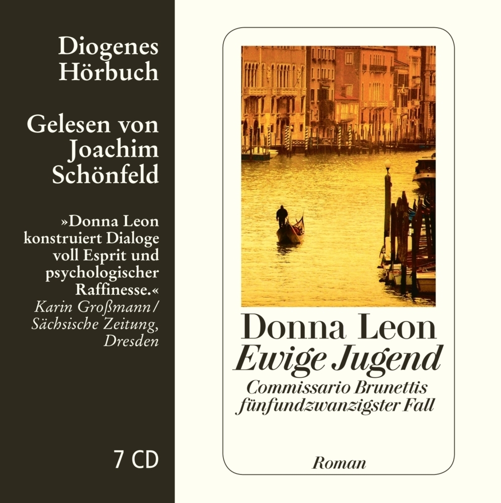 Cover: 9783257803693 | Ewige Jugend, 7 Audio-CD | Donna Leon | Audio-CD | 535 Min. | Deutsch