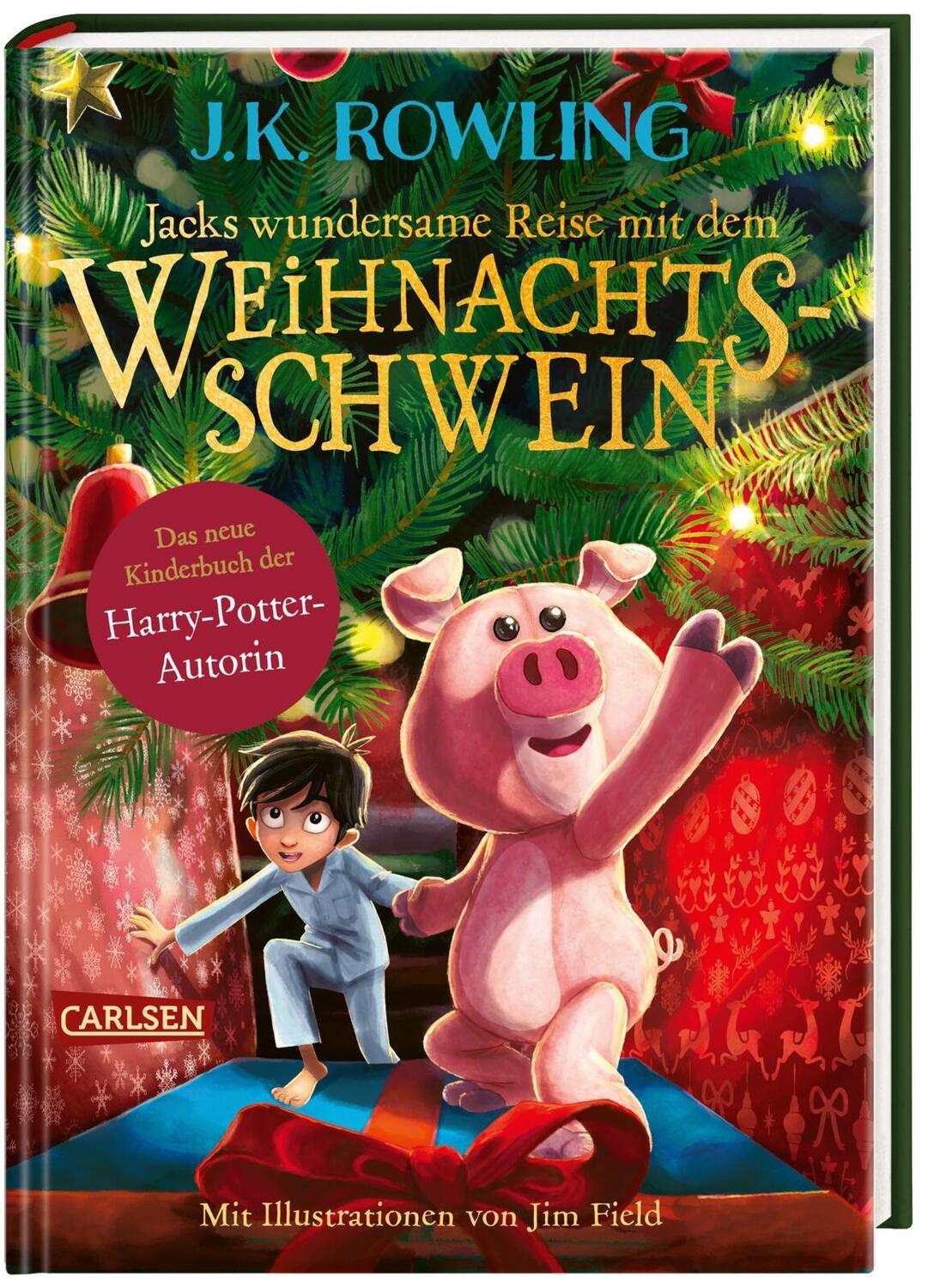 Cover: 9783551557513 | Jacks wundersame Reise mit dem Weihnachtsschwein | J. K. Rowling